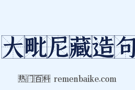 大毗尼藏造句是什么意思的图片